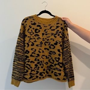 For the Republic Animal Print Pullover